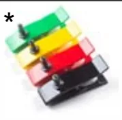 Accesorio ECG/EKG, pediátrico universal, material: lámina plástica chapado en cobre chapado con Ag/Cl IEC 4 uds/juego (BKZ-08)