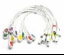 Accesorio ECG/EKG, adaptador DIN 3 mm a broche, L = 30 cm, IEC, estándar IEC (BK-274I)
