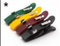 Accesorio ECG/EKG, adulto, conector de 3,0 y 4,0 mm, material: lámina metálica cobre niquelado IEC 4 uds/juego (BKZ-09)